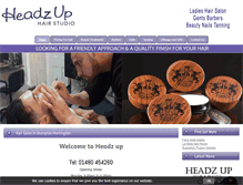 Tablet Screenshot of headzuphairstudio.co.uk